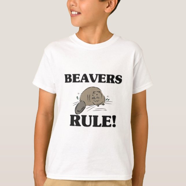 T-shirt Règle de CASTORS ! (Devant)