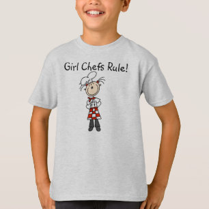 T-shirt Règle de chefs de fille