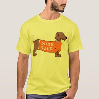 T-shirt Règle de chiens !