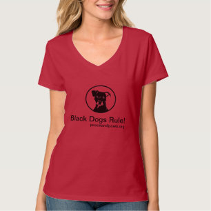 T-shirt Règle de chiens noirs de PNP !
