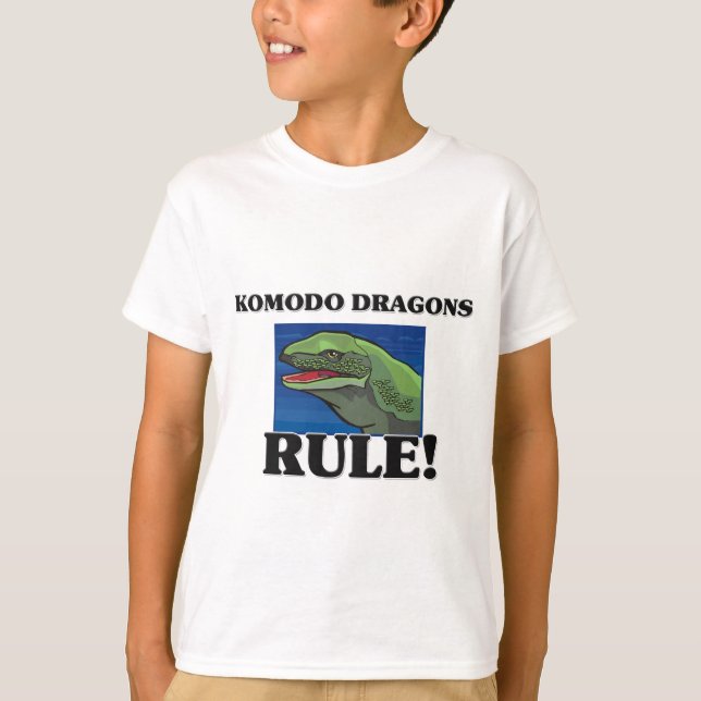 T-shirt Règle de DRAGONS de KOMODO ! (Devant)