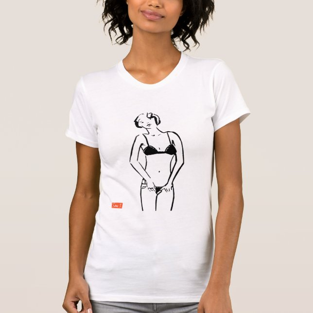 T-shirt Règle de filles (Devant)