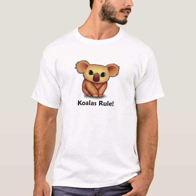 T-shirt Règle de koala ! (Devant)
