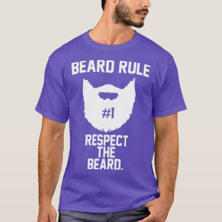T-shirt Règle de la barbe 1 Respecter la barbe 2