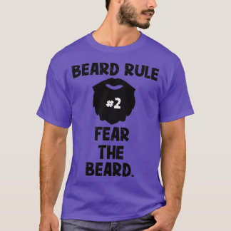 T-shirt Règle de la barbe 2 Peur de la barbe1