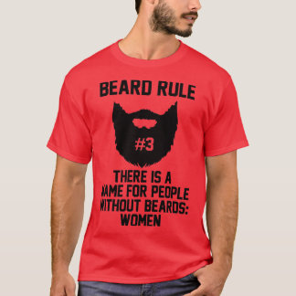 T-shirt Règle de la barbe 3 Therex27s Un nom pour les pers