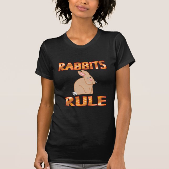 T-SHIRT RÈGLE DE LAPINS (Devant)