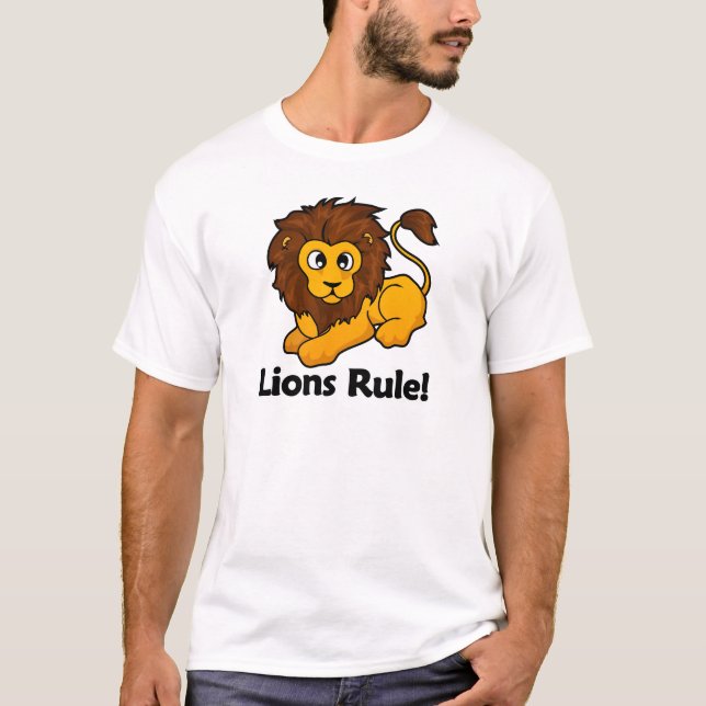 T-shirt Règle de lions ! (Devant)