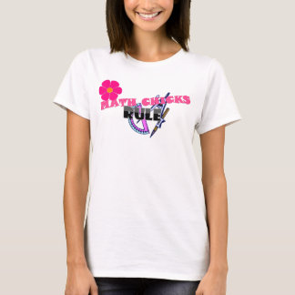 T-shirt Règle de poussins de maths !