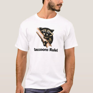 T-shirt Règle de ratons laveurs !