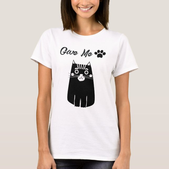 T-shirt Règle des chats noirs (Devant)