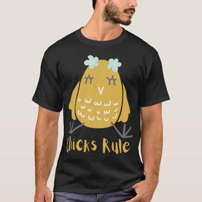 T-shirt Règle des poussins (Devant)