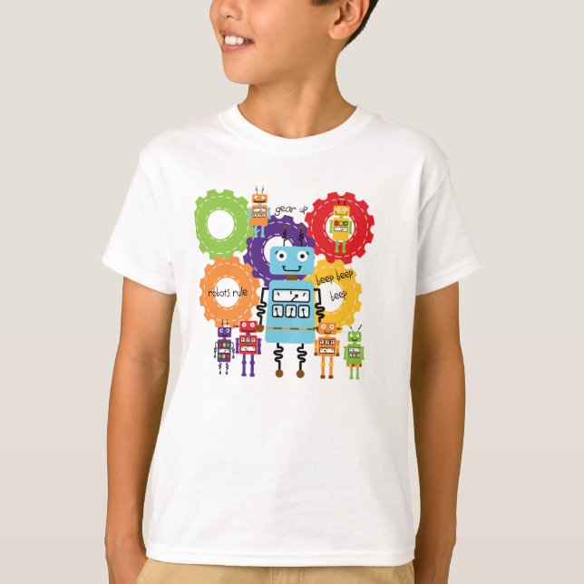 T-shirt Règle des robots (Devant)