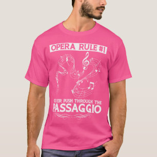 T-shirt Règle D'Opéra - Ne Jamais Traverser Le Passagio