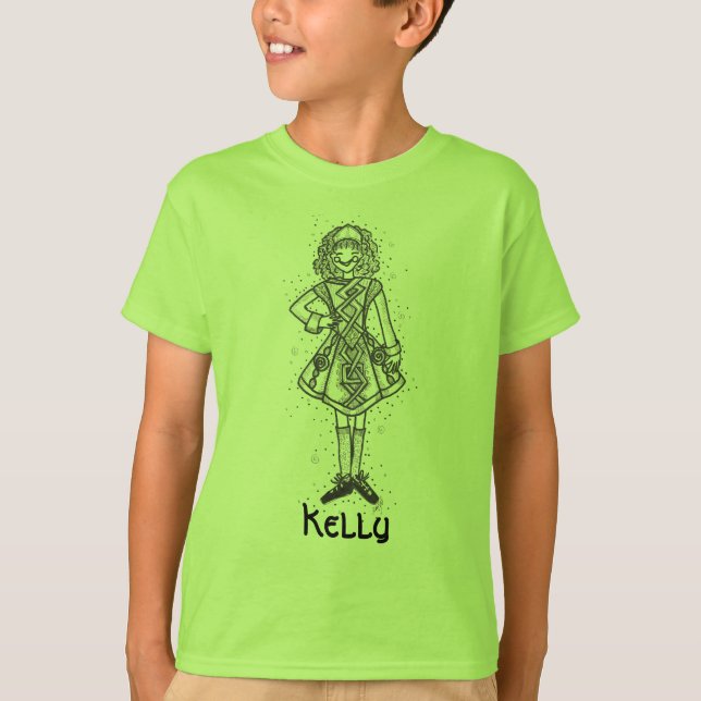 T-shirt RÈGLE IRLANDAISE DE DANSEURS ! ! - Customisé (Devant)
