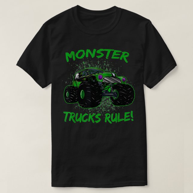 T-shirt Règle Monster Trucks (Design devant)