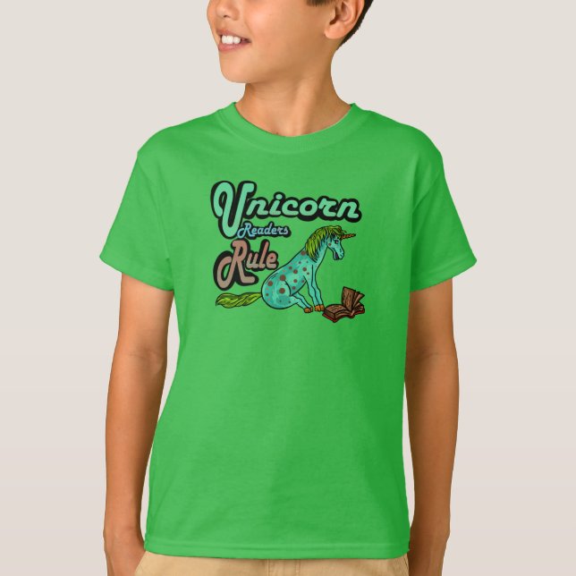 T-shirt Règle Unicorn Readers (Devant)