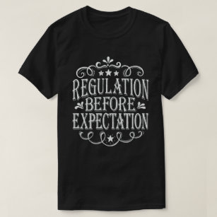 T-shirt Réglementation avant l'attente Neurodiversité
