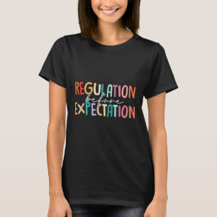 T-shirt Réglementation avant l'autisme de l'éducation spéc