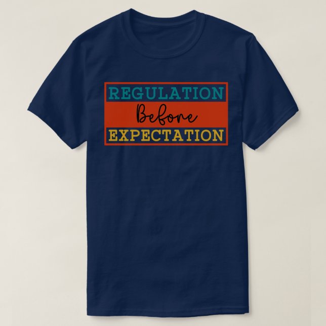 T-shirt Réglementation avant l'échéance (Design devant)