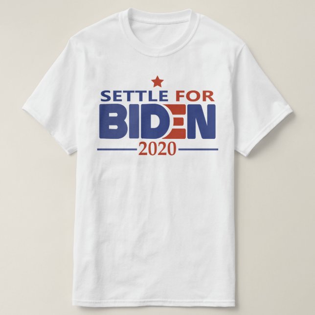 T-shirt Régler pour Biden 2020 (Design devant)