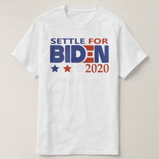 T-shirt Régler pour Biden 2020 (Design devant)