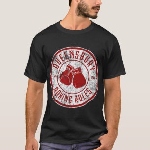 T-shirt Règles de boxe Queensbury en état de détresse Boît