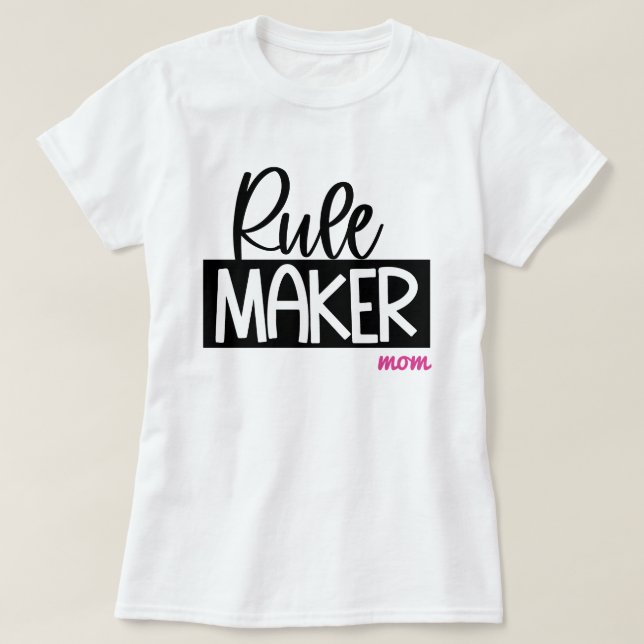 T-shirt Règles de casse de règle du générateur de règles n (Design devant)