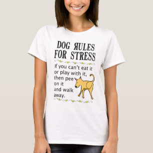 T-shirt Règles de chien pour l'effort