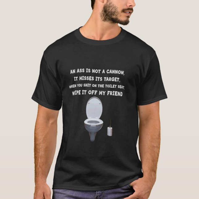 T-shirt Règles de conception de toilettes (Devant)