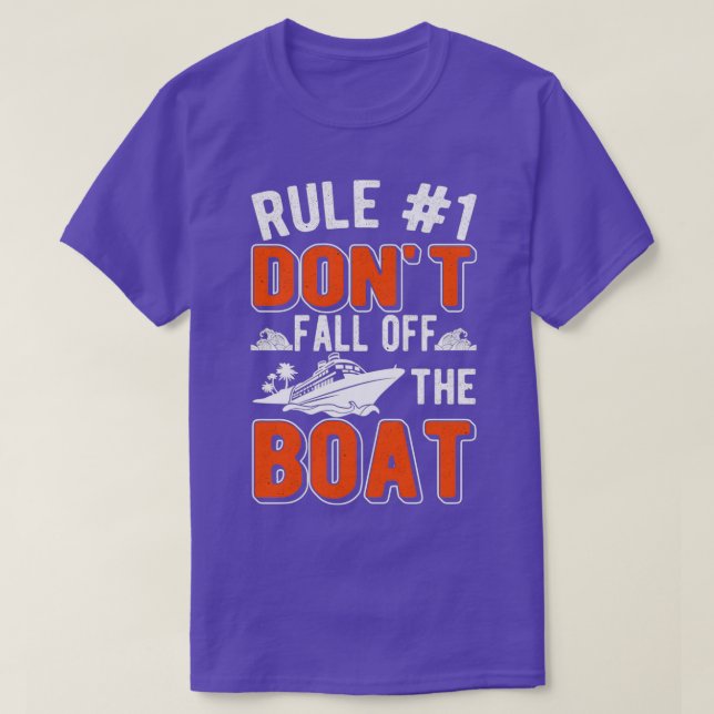 T-shirt Règles de croisière Bateau Funny Cruise Ship (Design devant)