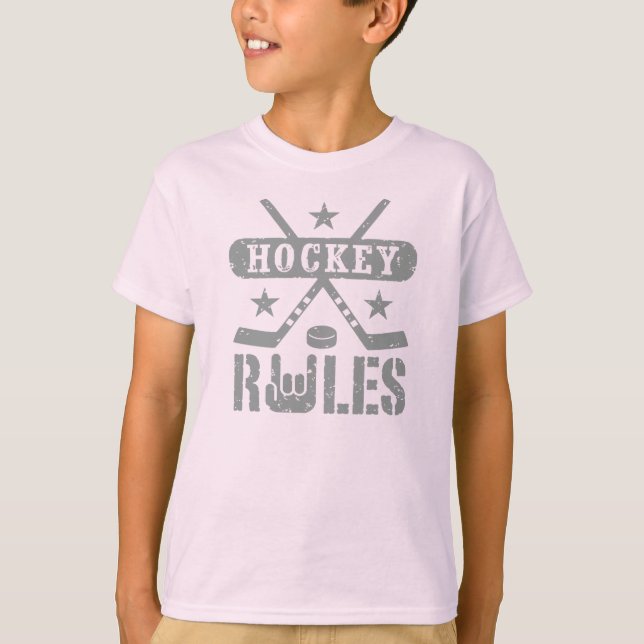 T-shirt Règles de hockey (Devant)