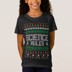 T-Shirt Règles de la science laid Noël drôle Sweater