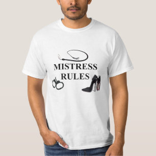 T-SHIRT RÈGLES DE MAÎTRESSE