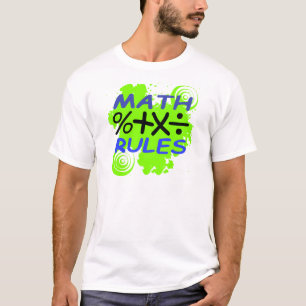 T-shirt Règles de maths