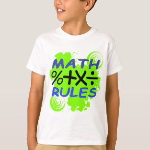 T-shirt Règles de maths