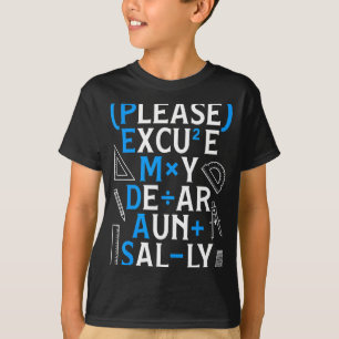 T-shirt Règles de maths drôles Pemdas Pun Professeurs Jour