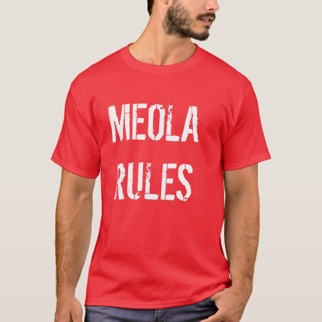T-shirt Règles de Meola (Devant)