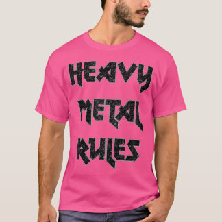 T-shirt Règles de métaux lourds