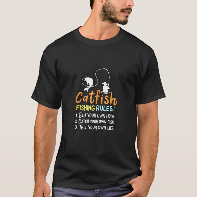 T-shirt Règles de pêche Citations drôles de pêche pour les (Devant)