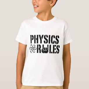 T-shirt Règles de physique