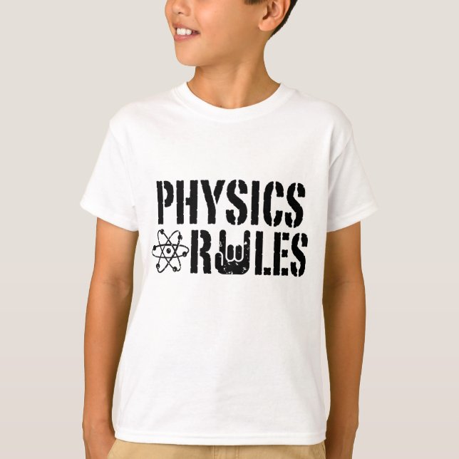 T-shirt Règles de physique (Devant)