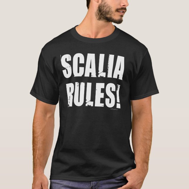T-shirt Règles de Scalia (Devant)