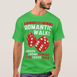 T-shirt Règles de stratégie de jeu de craps Crapsable Bo