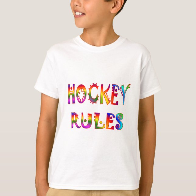 T-shirt Règles d'hockey (Devant)