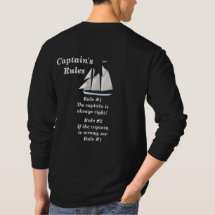 T-shirt Règles du capitaine