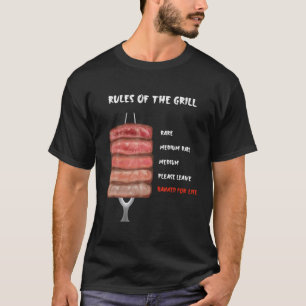 T-shirt Règles Du Grill Drôle Grillades Cadeaux
