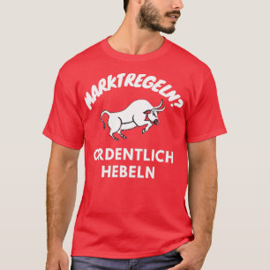 T-shirt Règles du marché Levier approprié Wall Street Trad
