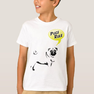 T-shirt Règles du Pug