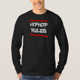 T-shirt Règles Hip hop Break Dance Rap Rapper Music Disco